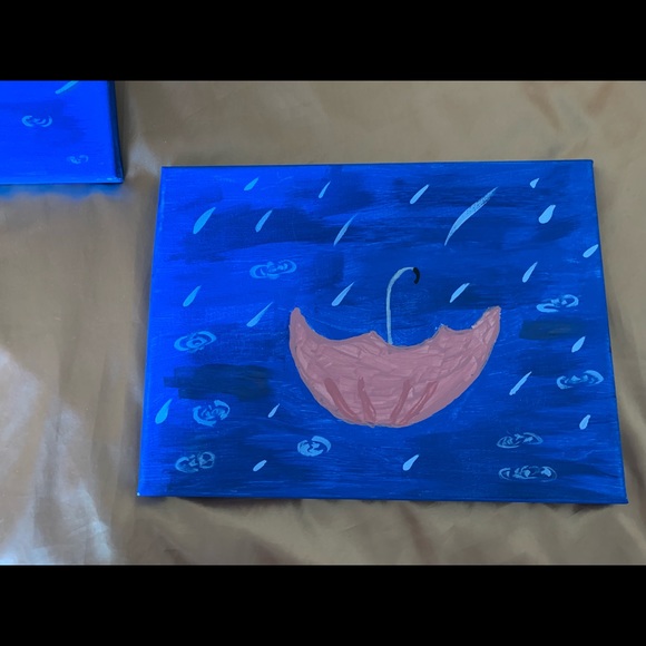 Hand painted canvas - Picture 3 of 3